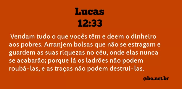 Lucas 12:33 NTLH