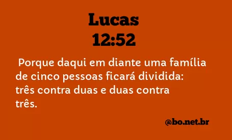 Lucas 12:52 NTLH