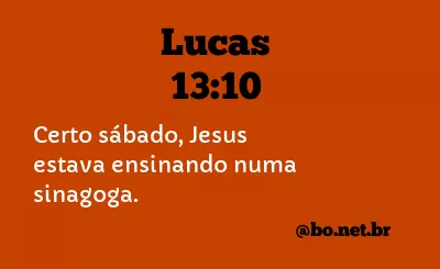 Lucas 13:10 NTLH