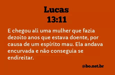 Lucas 13:11 NTLH
