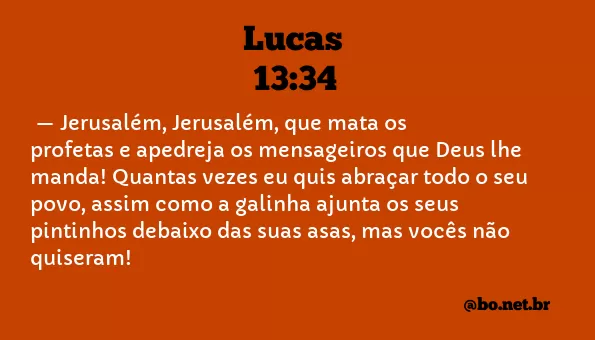 Lucas 13:34 NTLH