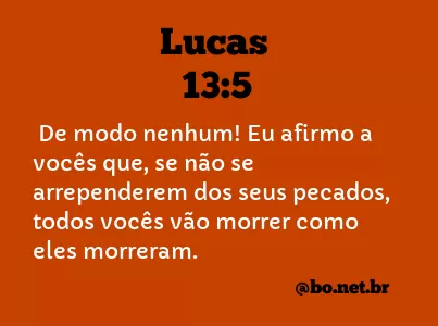 Lucas 13:5 NTLH