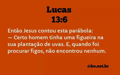 Lucas 13:6 NTLH