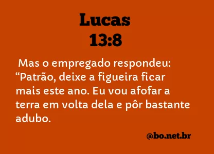 Lucas 13:8 NTLH