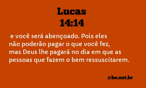 Lucas 14:14 NTLH