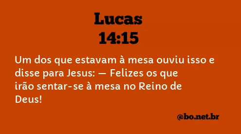 Lucas 14:15 NTLH