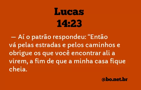 Lucas 14:23 NTLH