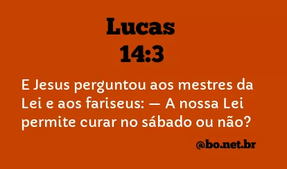 Lucas 14:3 NTLH