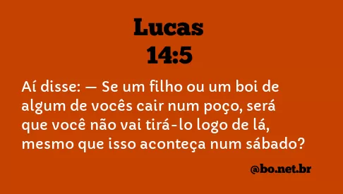 Lucas 14:5 NTLH