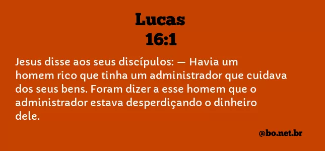 Lucas 16:1 NTLH