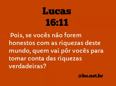 Lucas 16:11 NTLH