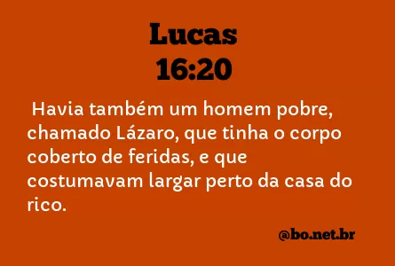 Lucas 16:20 NTLH