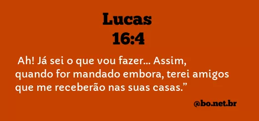 Lucas 16:4 NTLH