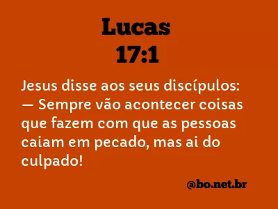 Lucas 17:1 NTLH