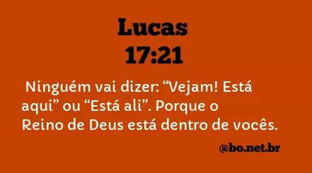 Lucas 17:21 NTLH