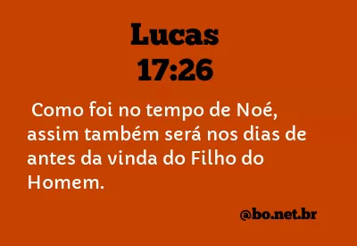 Lucas 17:26 NTLH