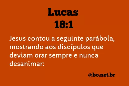 Lucas 18:1 NTLH