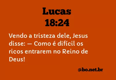 Lucas 18:24 NTLH