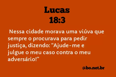 Lucas 18:3 NTLH