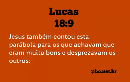 Lucas 18:9 NTLH