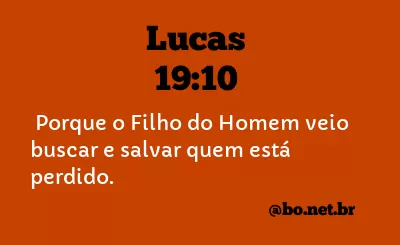 Lucas 19:10 NTLH