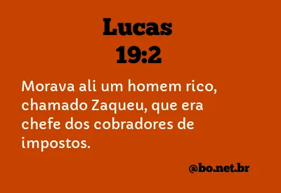 Lucas 19:2 NTLH