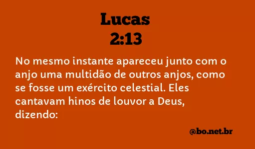 Lucas 2:13 NTLH
