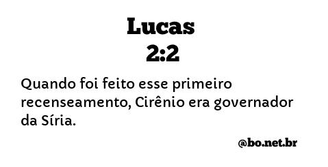 Lucas 2:2 NTLH