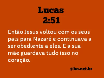 Lucas 2:51 NTLH