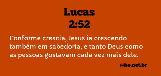 Lucas 2:52 NTLH