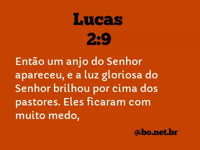 Lucas 2:9 NTLH