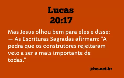 Lucas 20:17 NTLH