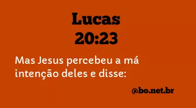 Lucas 20:23 NTLH