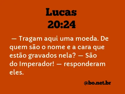 Lucas 20:24 NTLH