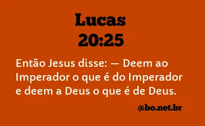 Lucas 20:25 NTLH