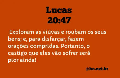 Lucas 20:47 NTLH