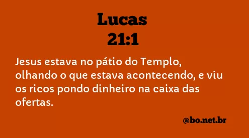 Lucas 21:1 NTLH