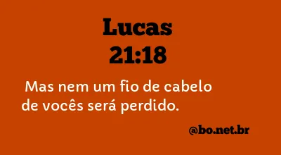 Lucas 21:18 NTLH