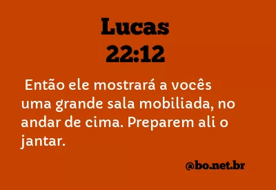 Lucas 22:12 NTLH