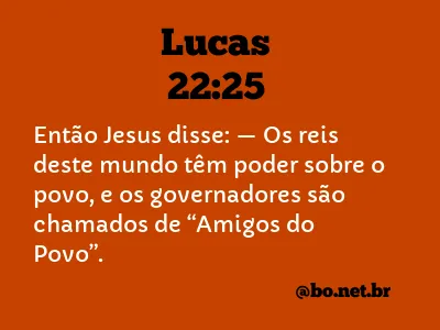 Lucas 22:25 NTLH