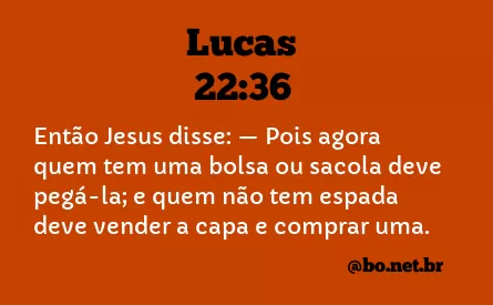 Lucas 22:36 NTLH