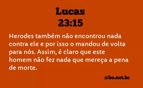 Lucas 23:15 NTLH