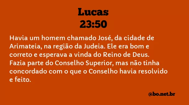 Lucas 23:50 NTLH
