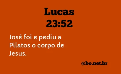 Lucas 23:52 NTLH