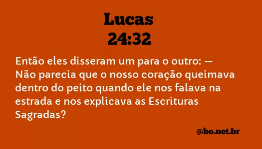 Lucas 24:32 NTLH