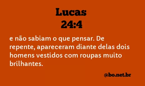 Lucas 24:4 NTLH