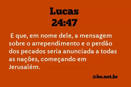 Lucas 24:47 NTLH