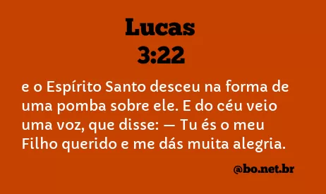 Lucas 3:22 NTLH