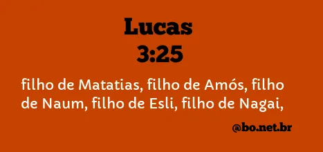 Lucas 3:25 NTLH