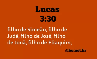 Lucas 3:30 NTLH